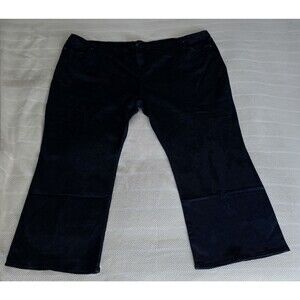 Universal Standard Sava High Rise Flare Jeans Women Sz 40 (4XL) Dark Indigo 34"